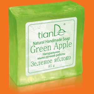Prírodné ručne robené mydlo "Zelené jablko"